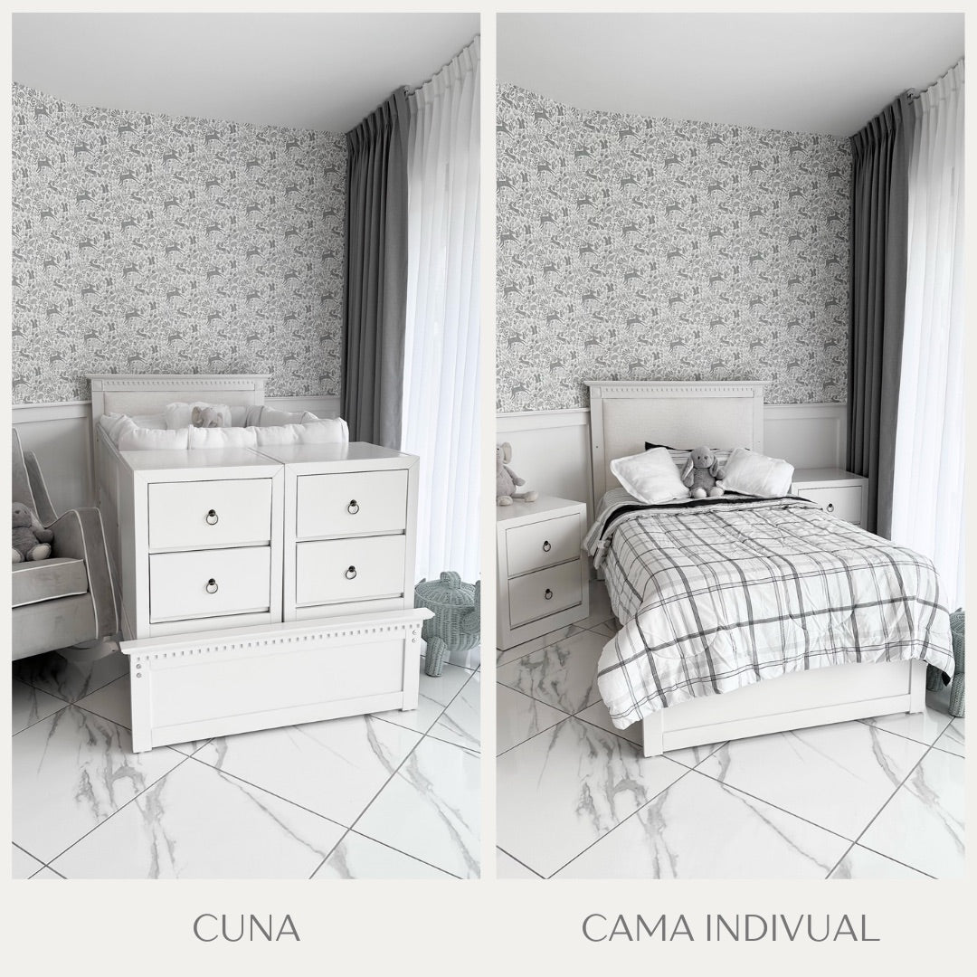 Cuna Cama Individual Valencia BL