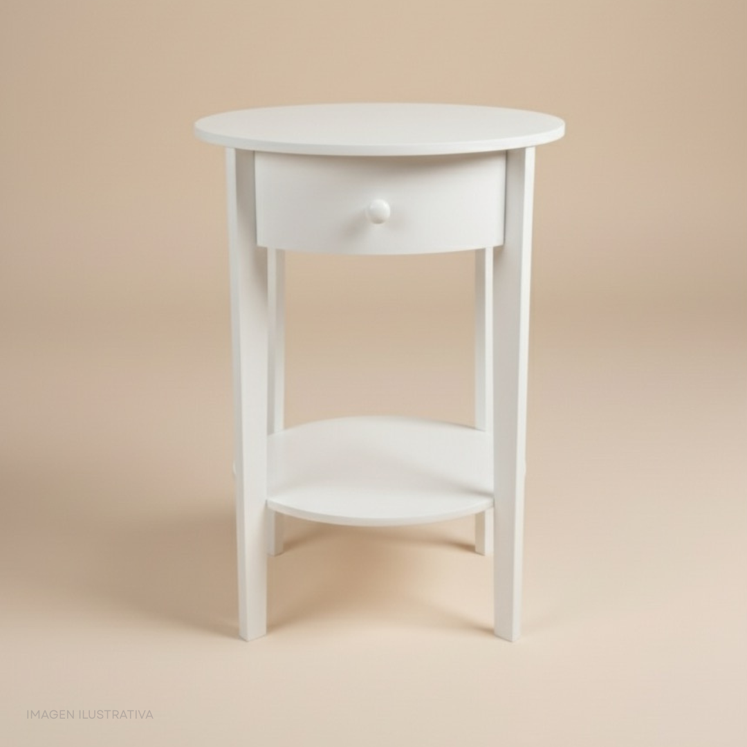 Mesa de noche recta