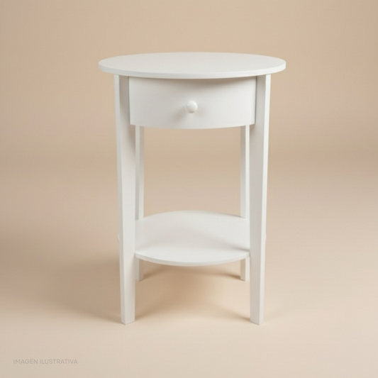 Mesa de noche recta