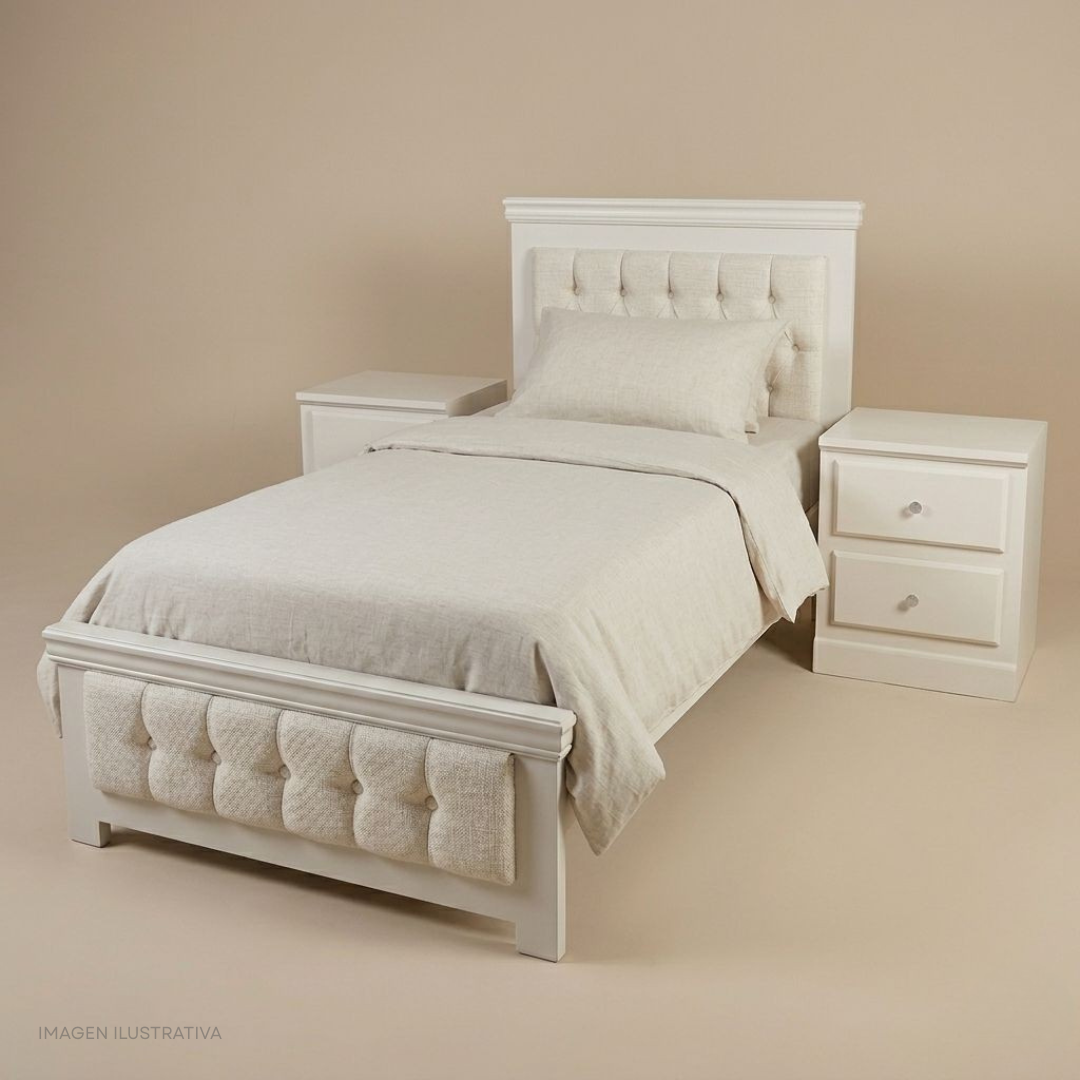 Cama cuna Sofia tapizada